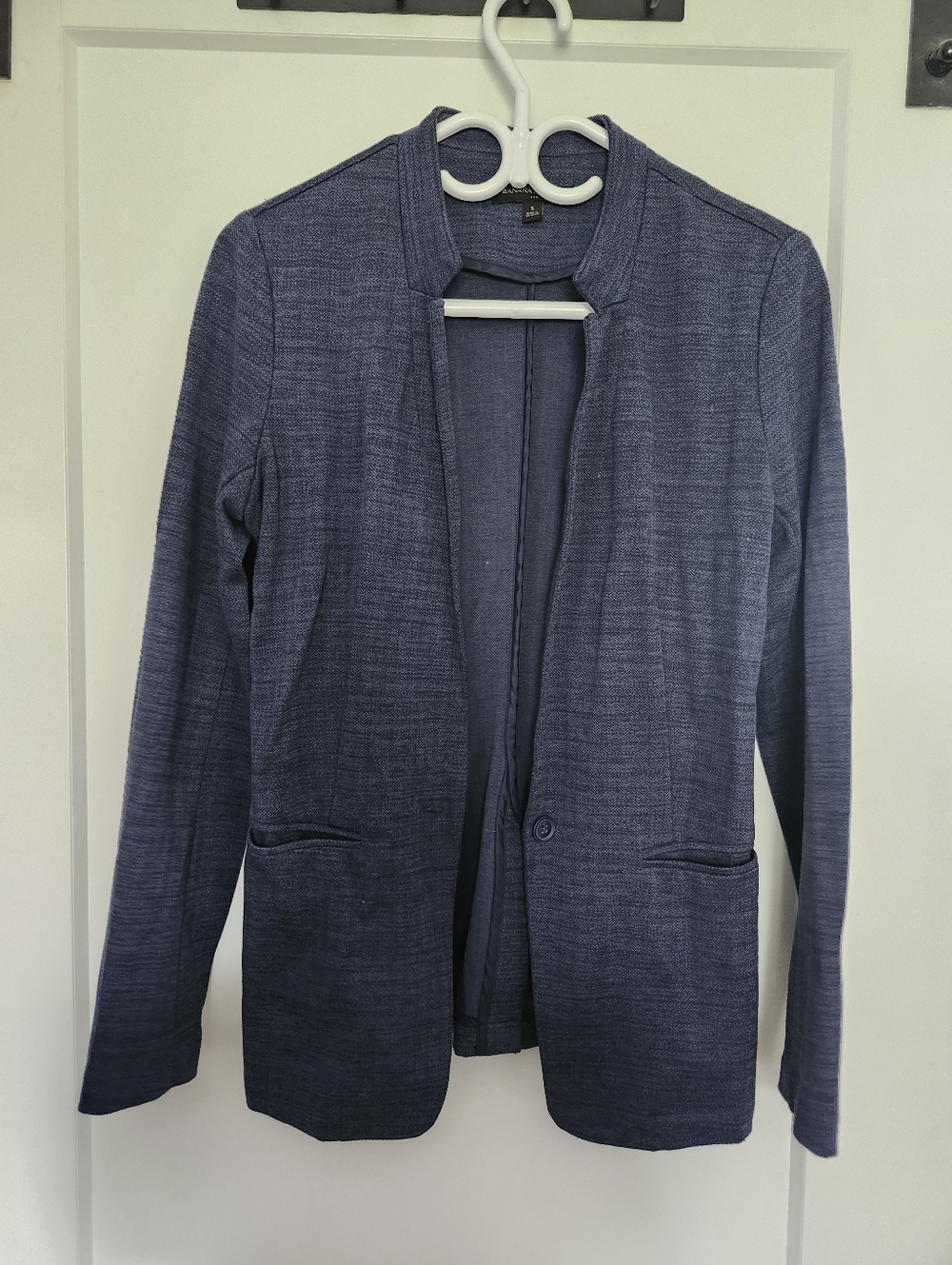 Banana Republic Fitted Blue Blazer